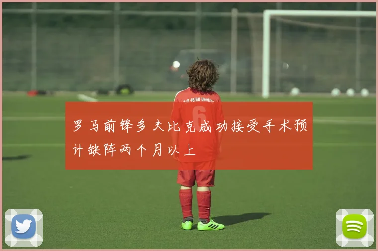 罗马前锋多夫比克成功接受手术预计缺阵两个月以上